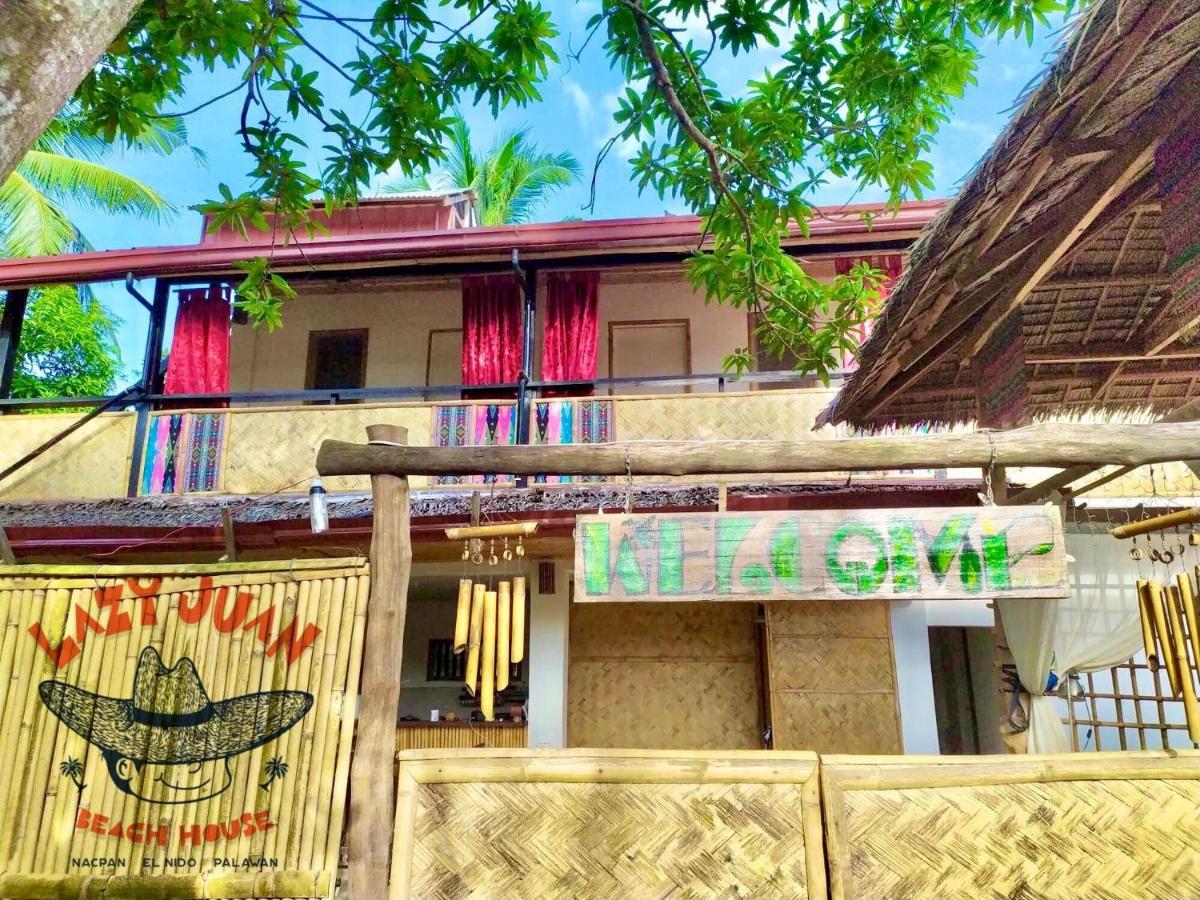 Lazy Juan Beach House Nacpan El Nido Buitenkant foto