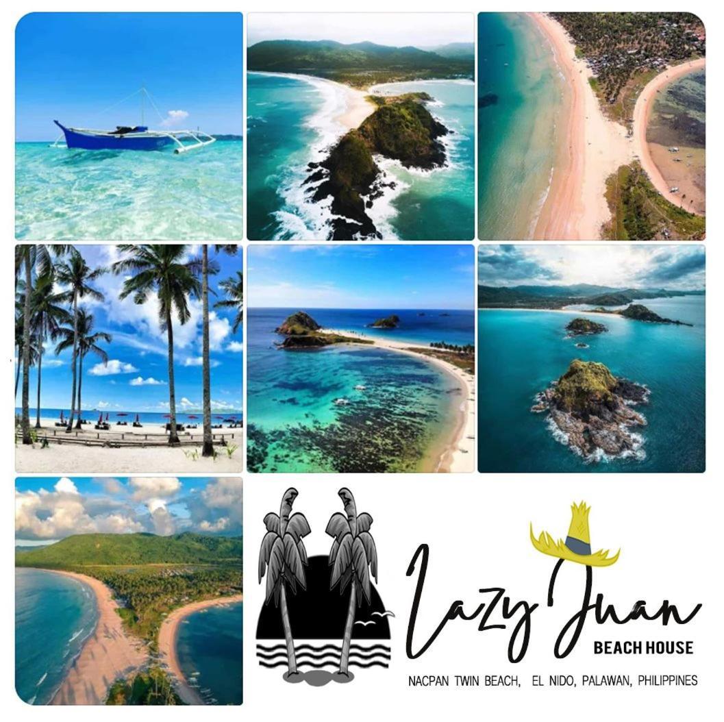 Lazy Juan Beach House Nacpan El Nido Buitenkant foto