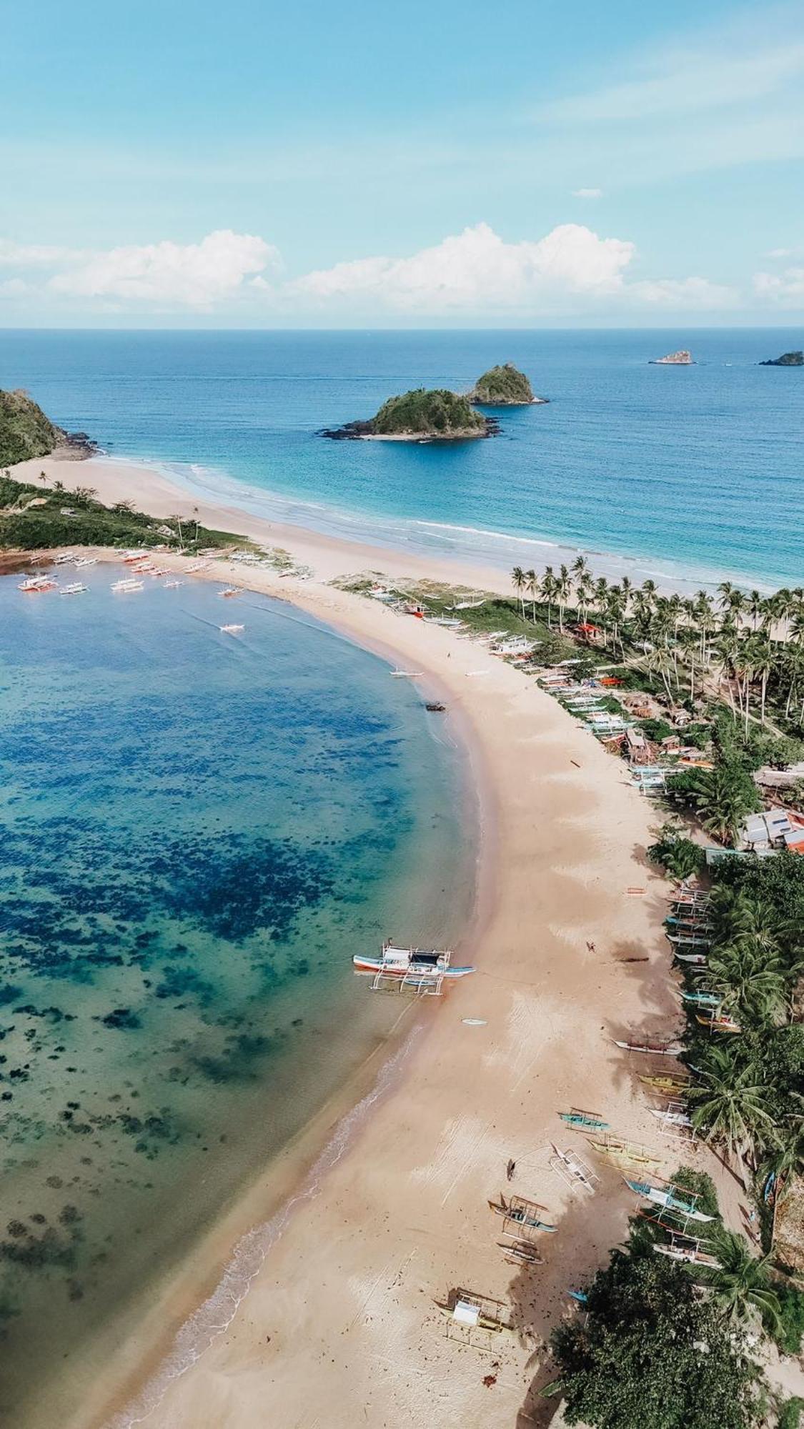 Lazy Juan Beach House Nacpan El Nido Buitenkant foto